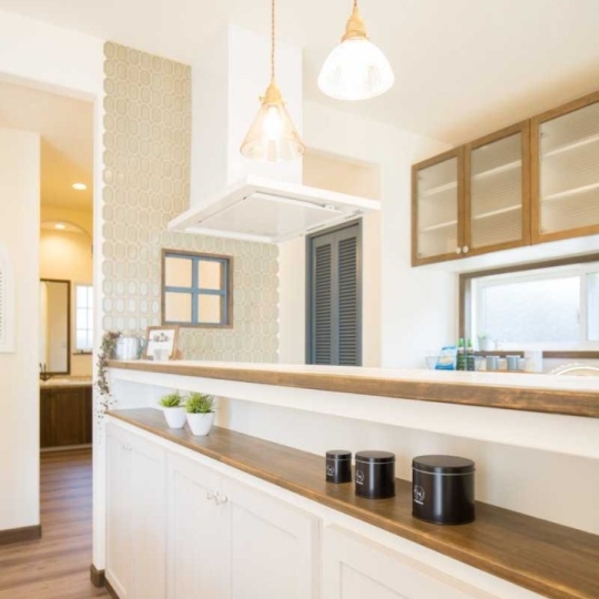 ナチュラルなキッチン・ダイニング