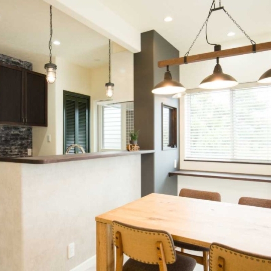 北欧風なキッチン・ダイニング