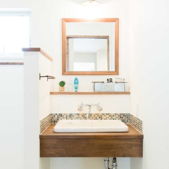 ナチュラルな洗面・脱衣所