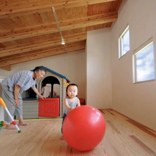 シンプルモダンな寝室・こども部屋