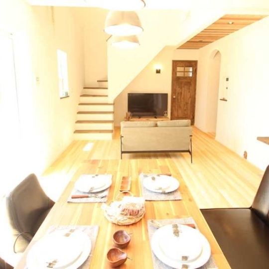 北欧風なキッチン・ダイニング