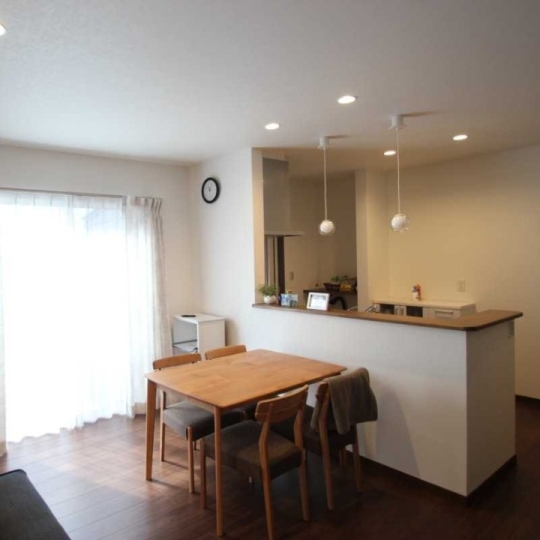 北欧風なキッチン・ダイニング