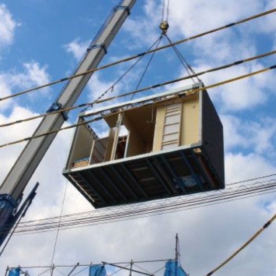 シンプルモダンな工事中