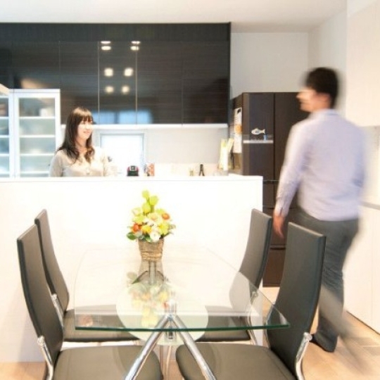 シンプルモダンなリビング