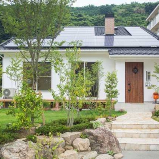 シンプルモダンな外観