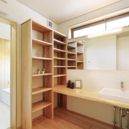 ナチュラルな洗面・脱衣所