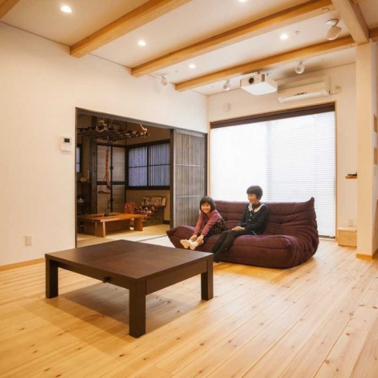 ナチュラルなリビング