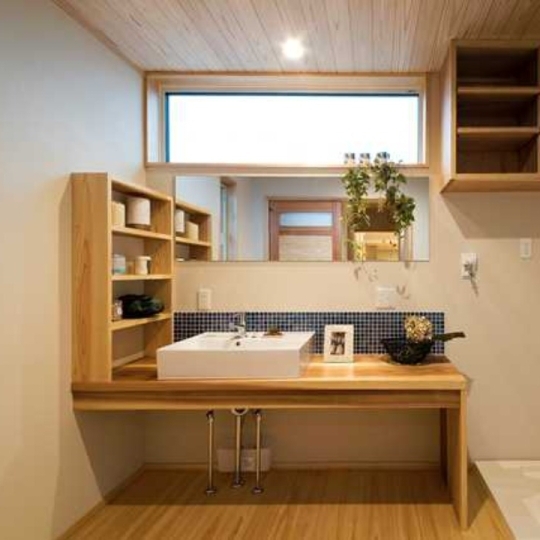 ナチュラルな洗面・脱衣所