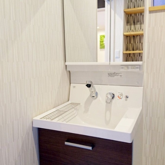 オーソドックスな洗面・脱衣所