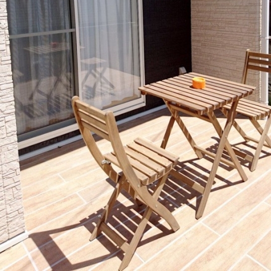 オーソドックスなベランダ