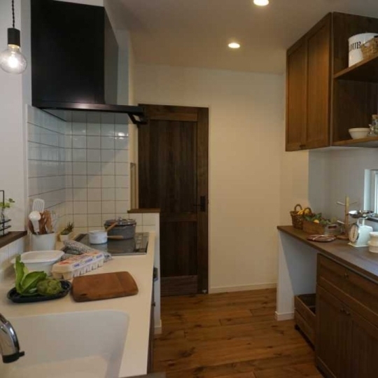 北欧風なキッチン・ダイニング