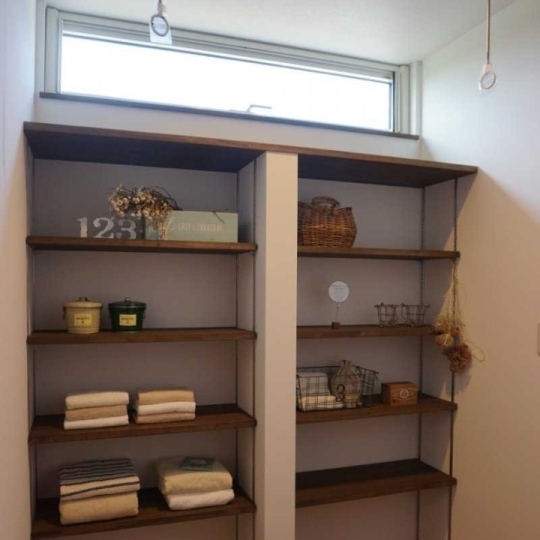 北欧風な洗面・脱衣所