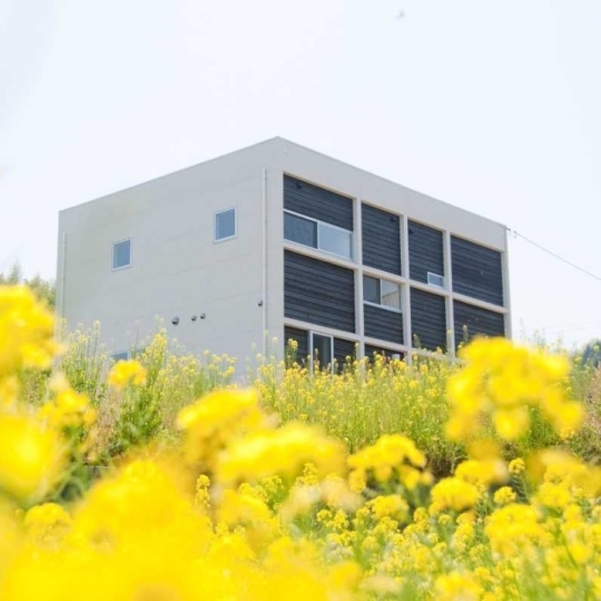 シンプルモダンな外観