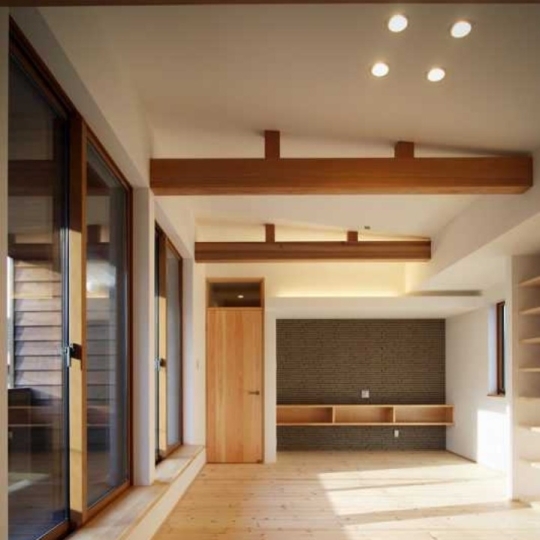 和モダンなリビング