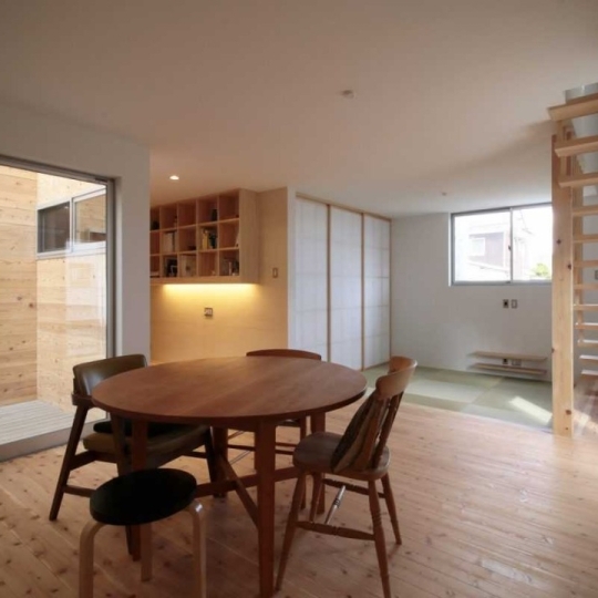 シンプルモダンなキッチン・ダイニング